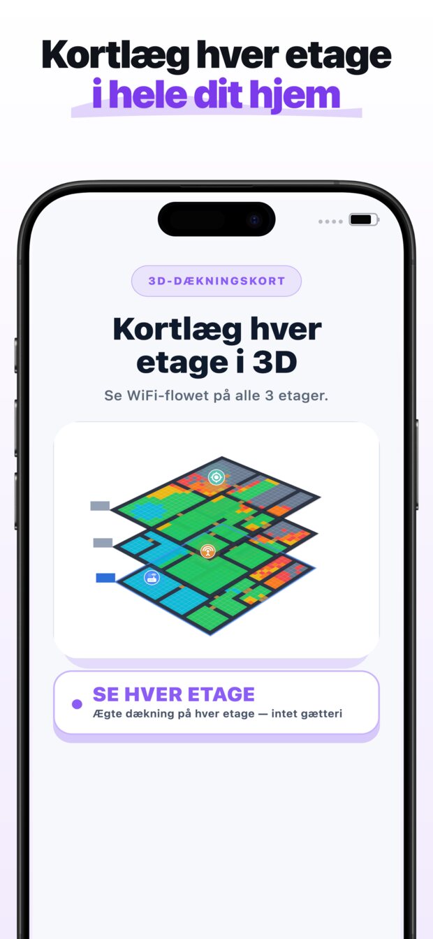 Få et anbefalet sted til repeateren med en før/efter-visning af dækningen side om side.