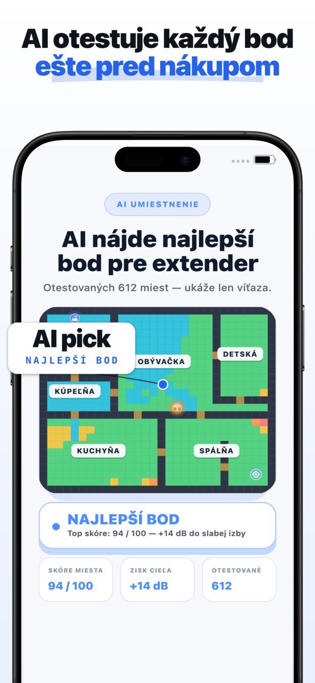 Vyberte izbu, na ktorej záleží najviac — pracovňu, spálňu, terasu.