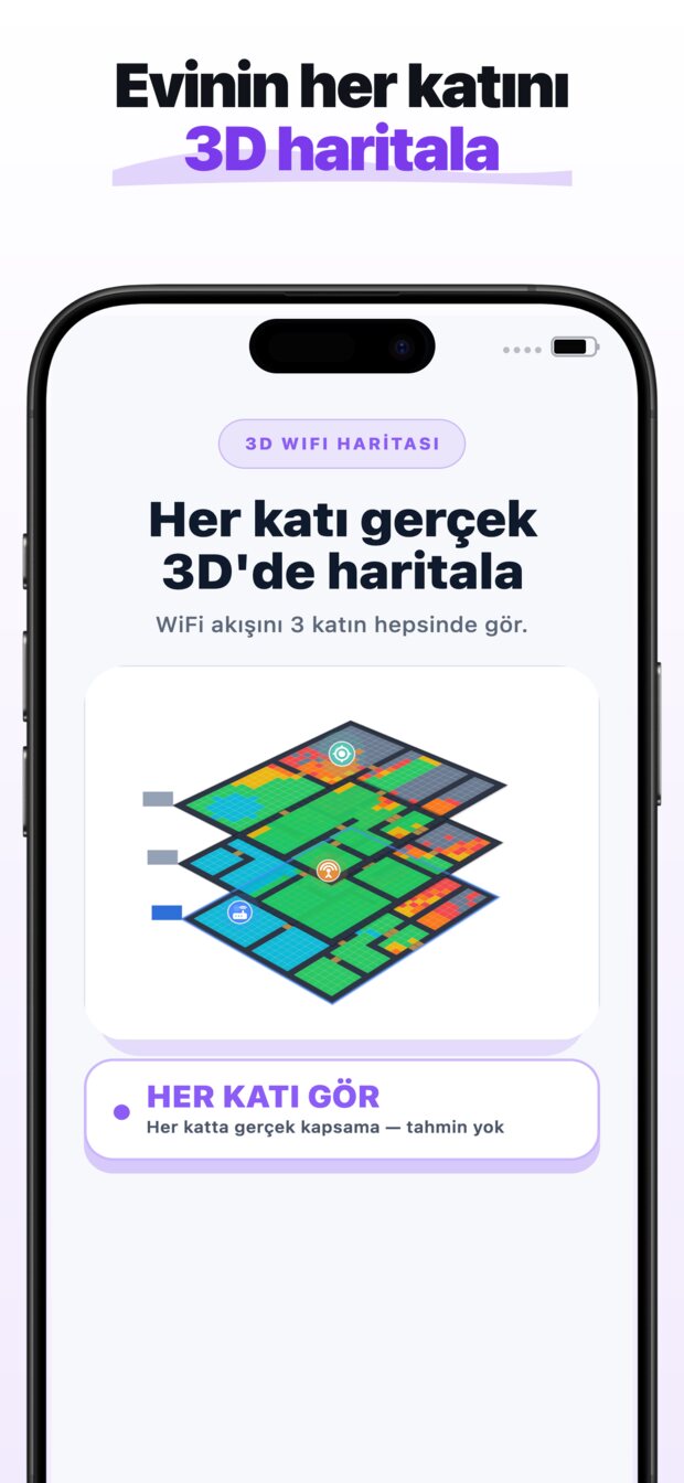 Yan yana ÖNCE / SONRA kapsama görünümüyle birlikte önerilen bir genişletici noktası al.